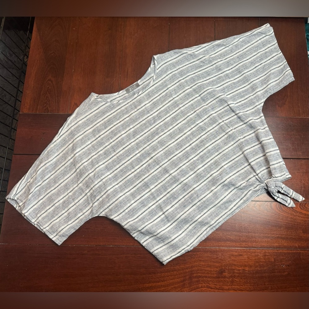 Zoë twist tie short sleeve shirt Medium‎
